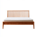 Letto matrimoniale in legno massello marrone miele 160 x 200 cm rettangolare